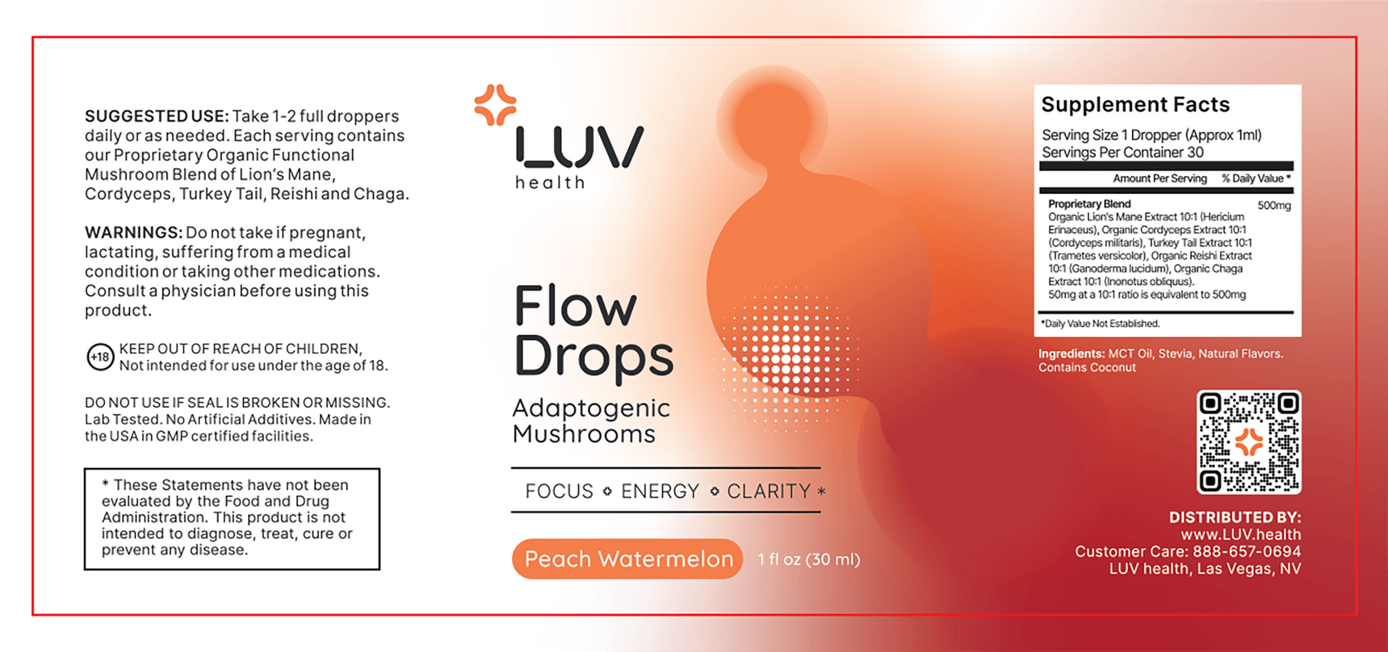 LUV Flow Drops product banner