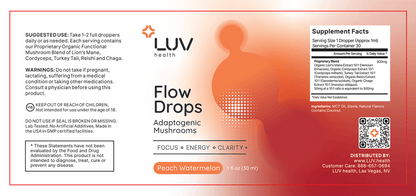 LUV Flow Drops product banner