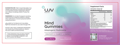 LUV Mind Gummies product banner