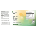 LUV Neuro Drops product label