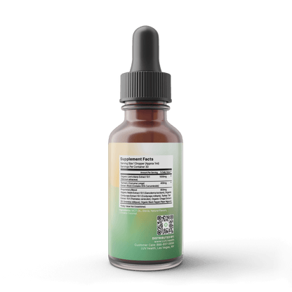 LUV Neuro Drops back label
