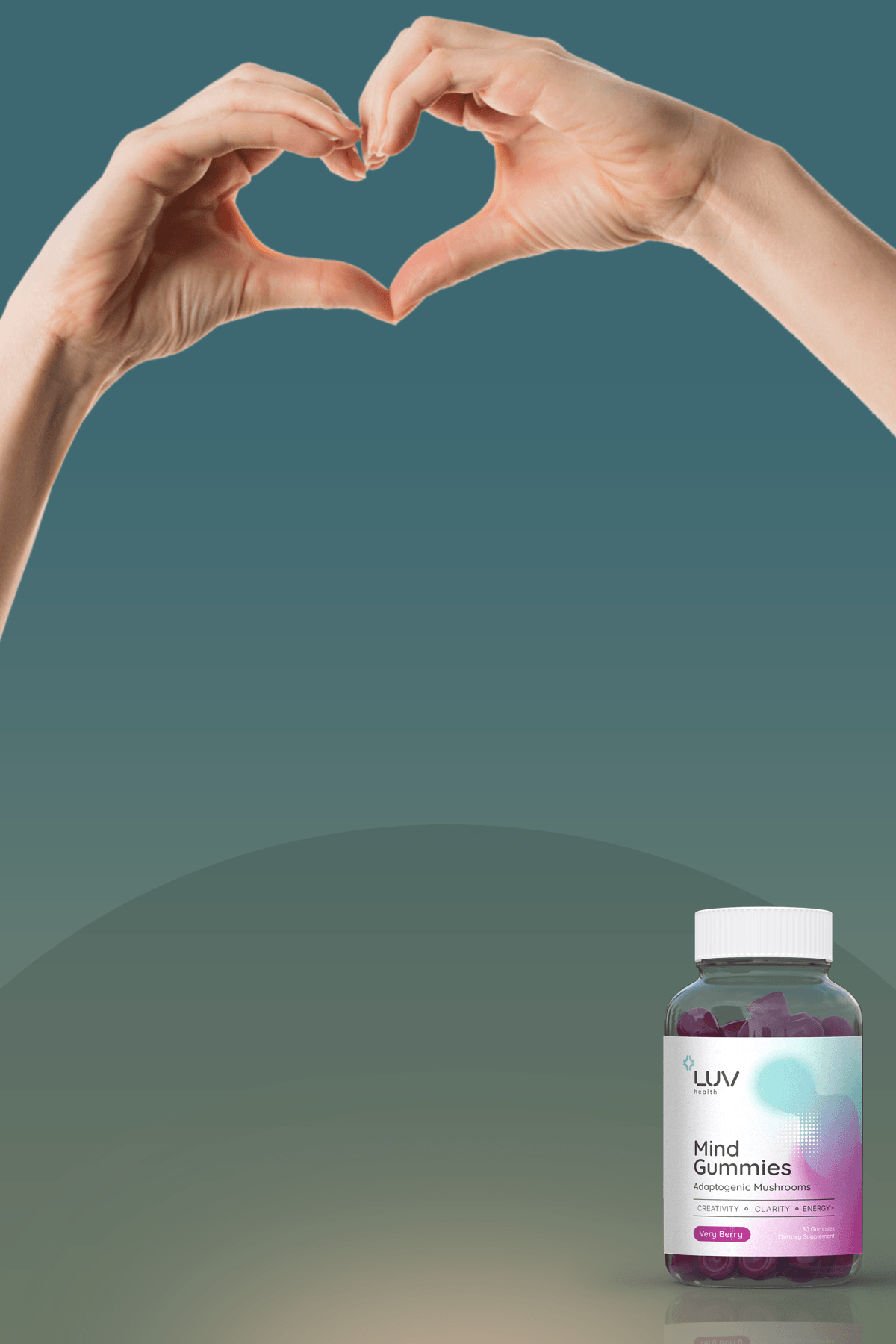 LUV Mind Gummies mobile section background