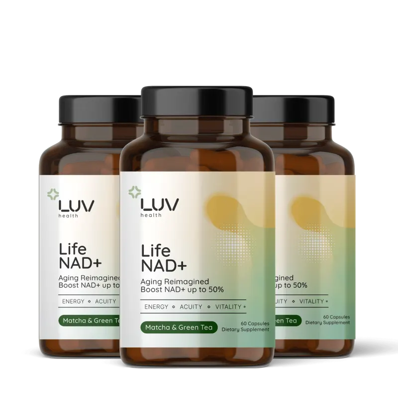 LUV Life NAD+ supplement product 